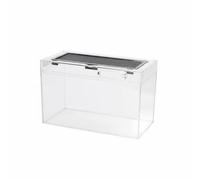 Bffcnl Vivarium Transparent pour Gecko Anti-Évasion Terrarium Acrylique Ventilé Habitat Empilable pour Petit Reptile Débutants, Aquarium De Luxe P-03, 40x20x25 Cm