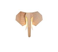 BFFGKGL Applique murale de couloir en bois d'éléphant créatif moderne, créativité nordique, applique murale de chevet de chambre à coucher, lampe murale minimaliste d'allée en bois du milieu du siècle