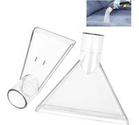BFHRHF Embout Buse Aspirateur, 2 Pièces Embout Aspirateur Voiture, Eau Embout Shampouineuse Aspirateur Suceur Injecteur Extracteur Buses de Brosse, Buse d'Aspiration par Pulvérisation