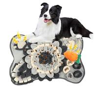 BFHRHF Tapis de Fouille Chien, 60 * 40cm Tapis de Chien Snuffle Mat Antidérapant, Jouets Interactifs Tapis de Fouille pour Chien, Tapis d'alimentation pour Chien Lavable, Tapis à Renifler pour Chien
