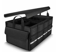 BFJXZA Organisateur Coffre Voiture Pliable pour Toyota Runner Sequoia 4Runner RAV4 Hilux Rangement avec Poignées Grande Capacité Boîte Coffre Rangement L