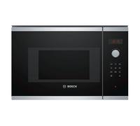 Bosch Serie 4 BFL523MS0 micro-onde Noir, Acier inoxydable Micro-onde simple Intégré 20 L 800 W