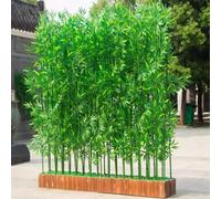 Bflcttbd Arbre Artificiel en Bambou Plante Artificielle d'extérieur en Bambou, Hauteur 39,4 x 59,1 x 70,9 Pouces, Plantes artificielles cryptées for Plus de confidentialité(0.8m base-14,1.8m/70.9")