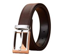 BFLCWSTD Ceinture Homme Ceintures for hommes for jeans, sangle à carreaux, boucle ardillon de luxe