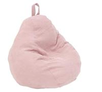 BFLCWSTD Housse Pouf Housse de Pouf en Velours côtelé, Protection for canapé Relax avec poignée, Lavable Machine, Douce et Moelleuse, idéale for Ranger Les, for Enfants Adultes(Pink)