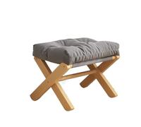BFLCWSTD Repose Pied Repose-Pieds de ménage Petit Tabouret canapé Pliable for Salon Repose-Pieds en Bois hêtre Bas Loisirs Bureau Portable(Grey)