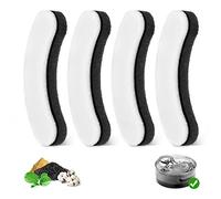BFLICROY Lot de 4 filtres de rechange pour distributeur d'eau automatique DF10 et DF30, filtre à eau de rechange pour chien, filtres de fontaine à eau en carbone pour chat, triple filtration