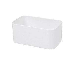 BFLKY Boîte de rangement non poreuse adaptée pour la salle de bain, la maison, les articles divers, la cuisine, le bureau