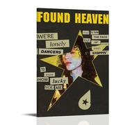 BFQMBKJUQ Conan Gray Poster décoratif Found Heaven - Résistant à l'humidité et à la décoloration - Imperméable - Décoration de magasin - 60 x 90 cm - Style cadre