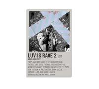 BFQMBKJUQ Lil Uzi Vert Luv Is Rage 2 Poster d'art décoratif résistant à l'humidité et à la décoloration - Imperméable - Décoration de magasin - 30 x 45 cm - Style sans cadre