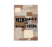 BFQMBKJUQ Mindset Is Everything Poster Peinture décorative Cadeau résistant à l'humidité Résistant à la décoloration Imperméable Décoration de magasin 20 x 30 cm Sans cadre Style 30