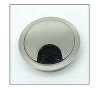 BFQTSNWNS Desk Cable Hole Covers,5PCS/LOT Computer Grommet Table Outlet Furniture Hardware Zinc Alloy Wire Cover 994(Brush,50mm)