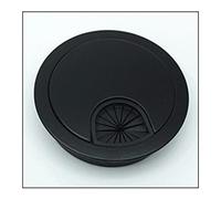BFQTSNWNS Desk Cable Hole Covers,5PCS/LOT Computer Grommet Table Outlet Furniture Hardware Zinc Alloy Wire Cover 994(Black,60mm)