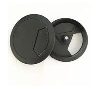 BFQTSNWNS Desk Cable Hole Covers,8pcs/lot 60mm Computer Table Drawer Cupboard Grommet Port Plastic Black Wire Cover 994
