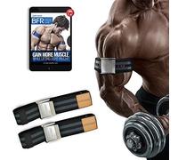BFR Bands Bandes d'entraînement à occlusion Pro Premium, 1 lot de bandes, fonctionne pour les bras ou les jambes, bandes de restriction de la circulation sanguine aident à gagner du muscle sans