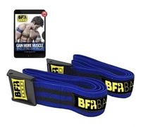 BFR BANDS Pro Bandes de Restriction de la Circulation Sanguine pour Bras, Jambes et fessiers - Aide à Gagner du Muscle sans soulever de Poids Lourds, Sangle élastique Solide à dégagement Rapide pour