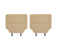 BFRDGE 2 Pièce Protections Dossier de siège Voiture pour Fiat 500 500S 500E 500C 500L 500X, Protections de Sièges Arrière Enfant Impermérable Anti-salissures,D/Beige