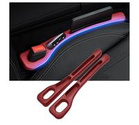 BFRDGE 2 Pièces Remplissage de Siège de Voiture, pour Opel Mokka I X 2017-2020 Bande Anti-Fuite Latérale du Siège, Car Seat Gap Filler Organizer,C Red