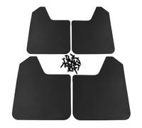 BFRDGE 4 Pièces Voiture Bavette Garde Boue, pour Cupra Born 2021-2025 Durable Avant Arrière Roue Anti-Éclaboussures Étanche Bavettes,A Black