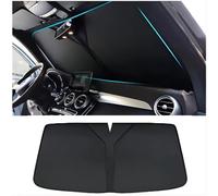 BFRDGE Pare-Soleil Pare-Brise de Voiture, pour VW Touran 2 2016-2023 Housse de Pare-Brise Avant, Pare-Soleil de Fenêtre Bloque Les Rayons UV,A/Black