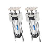 BFSYDLUJ Rail de Guidage linéaire for vérin pneumatique SC32 SC40 SC50 Support de Guidage Accessoires de Montage(SC50 with Cylinder)