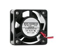 BFSYDLUJ Transformateur à Double Boule 12 V, 4 cm, 3 Fils, 4 Fils, température contrôlée, commutateur de Serveur, Ventilateur de Refroidissement, 40 x 40 x 20 mm(9000rpm 3-pin R00)