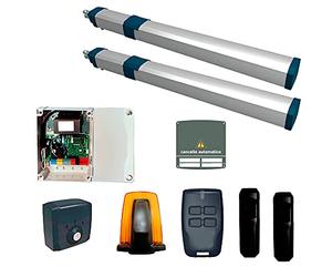 BFT - Kit Giuno Ultra BT A20 - Opérateur oléo-dynamique 24 V pour portails - Battants 300 kg, 2 m