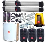 BFT Phobos BT A40 Kit d'automatisation pour portes battantes à double vantail automatique, ouvre-porte automatique max. 8m ou 1000kg par vantail avec 3 télécommandes