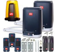 BFT Virgo SMART BT A20 Kit d'automatisation pour portes battantes - Dispositif pour ouverture automatique de portail à 2 vantaux - Max. 4m ou 400kg par vantail avec 3 télécommandes