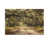 BFTIUTG Peinture à l'huile de chêne mousse espagnole - Floride Art Toile Décoration de chambre à coucher, bureau, chambre, cadeau 40 x 60 cm