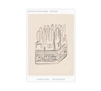 BFTIUTG Poster sur toile Art anatomique du système digestif (4) - Décoration pour chambre à coucher, bureau, chambre - Cadeau 30 x 45 cm