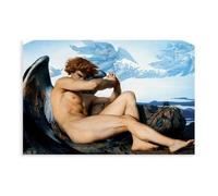 BFTIUTG Poster sur toile avec anges déchus - Décoration murale pour salon, chambre à coucher - 20 x 30 cm