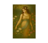 BFTIUTG Poster sur toile de style Art nouveau (1) - Décoration murale pour salon, chambre à coucher - 40 x 60 cm
