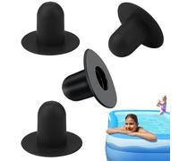 BFUZXY 4 Pièces Bouchons de Piscine, Bouchons Muraux pour Piscine, Bouchon Trou Crépine de Piscine, Bouchon de Piscine Hors Sol de Remplacement, Compatible Intex et Bestway