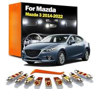 BFVGWQQX 9Pcs Car LED Interior Reading Light Kit,for Mazda 3 BM BN Hatchback Saloon Mazda3 2014-2019 2020 2021 2022