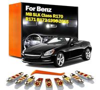 BFVGWQQX Kit d'ampoules LED pour plafonnier intérieur, pour Mercedes Benz MB SLK Classe R170 R171 R172 1996-2012 2013 2014 2015 Accessoires