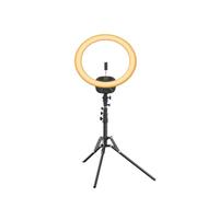 BFXXF Lumière for Selfie de 14 Pouces avec trépied de 63 Pouces et Support for téléphone, lumière LED à intensité Variable for Enregistrement vidéo/Diffusion en Direct