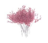BFYDOAA Pics Floraux en Perles de Cristal, 50 Pièces, 17cm, Tiges de Fleurs en Diamant Acrylique, Bricolage Artisanal pour Bouquet de Mariage, Arbre de Noël, Remplissage de Vase(Rose)