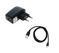 bg-akku24 Chargeur et câble de Charge, Câble de données, câble USB pour Sony Cyber-Shot DSC-HX300,DSC-HX60,DSC-HX90,DSC-WX70,DSC-WX100,DSC-WX150,DSC-WX200,DSC-WX220,DSC-WX300,DSC-WX350,DSC-WX500