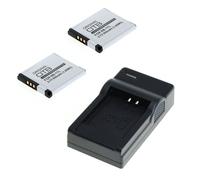 bg-akku24 Lot de 2 Batteries et Chargeur pour Canon Ixus 125 HS, 132, 135, 140, 145, 147, 150, 155, 160, 165, 170, 172, 175, 182, 185, 190, 240 HS, 265 HS, 275 HS, 285 HS