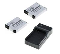 bg-akku24 Lot de 2 batteries et chargeur pour Panasonic Lumix DMC-FT5, DC-FT7, DMC-TZ41, DMC-TZ55, DMC-TZ56, DMC-TZ57, DMC-TZ58, DMC-TZ60, DMC-TZ61, DMC-TZ70, DMC-TZ71 - DMW-BCM13E, DMW-BCM13