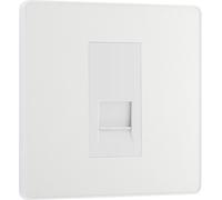 Bg Electrical Evolve Single Master Pr Téléphonique Blanc Nacré[X302]