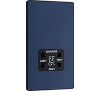 BG Evolve Prise rasoir double tension Bleu mat 115/240 V