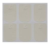 B&G Pastilles protège-bec transparent petit 0,4 mm – Pack de 6