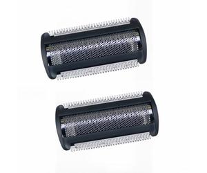 BG2000 Lot de 2 têtes de rechange pour Philips Norelco Bodygroom compatibles avec les séries 7000 BG7030 BG7040, Series 5000 BG5025, Series 3000 BG2029 BG2030 BG2040, utilisation humide et sèche