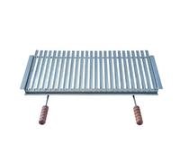 BG799- GRILLE DIÉTÉTIQUE INOX AVEC SUPPORTS LATÉRAUX CM 80x40 CRUCCOLINI