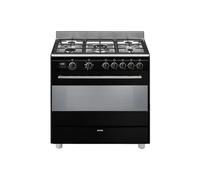 Smeg Cuisinière Concerto BG91CTN2 – Gaz – Chaleur tournante – Nettoyage catalyse – 90 cm Noir
