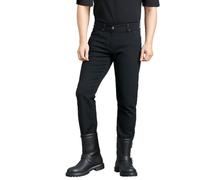 BGA Jeans de moto pour homme - Bikers Gear Australia Jeans de moto de protection pour homme coupe classique doublé pantalon de moto Kevlar, Noir , 48