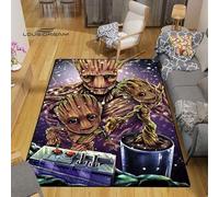 BGAFAG Groot Super Hero Tapis pour La Maison Salon Chambre Grand Tapis Doux Chambre d'enfant Anime Décoration E835 100X160Cm