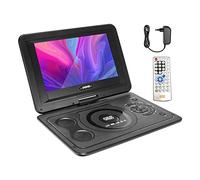 BGAZA 13,9 Pouces Portable DVD Joueur Haute définition Analogique TV FM Radio USB SD Jeu de Cartes 16: 9 Rotatif TFT LCD Écran for Le Bureau de la Maison de Voiture(E-U)